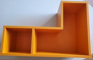 Mobiletto scaffale arancione