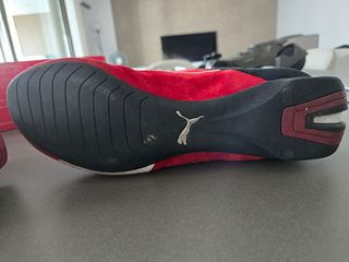 ZAPATILLAS PUMA DE ANTE ROJAS Y NEGRAS TALLA 42