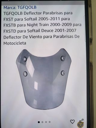 Parabrisas moto - Gris oscuro