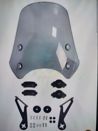 Parabrisas moto - Gris oscuro