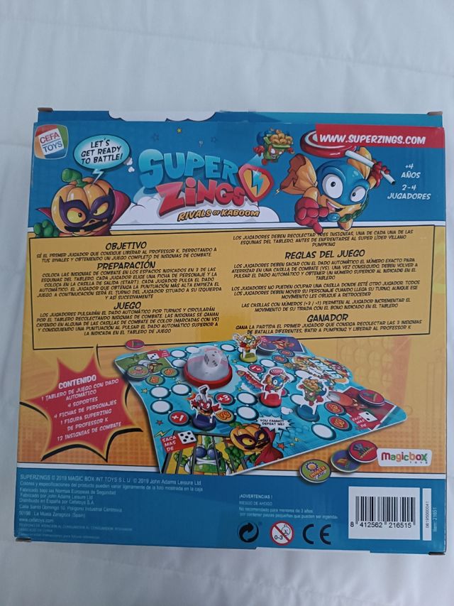 Juego de mesa Superzings