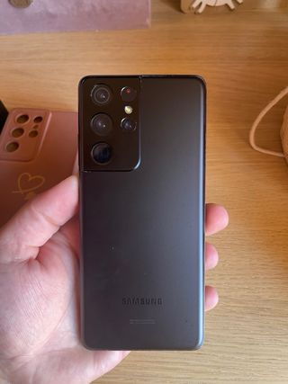 Samsung Galaxy S21 Ultra 5G - Rosa y Negro