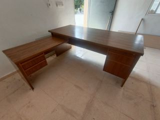 Mesa escritorio madera marrón 