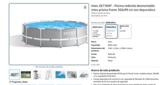 Piscina Intex 366cm - 26716NP