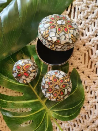 Cajas Joyero Decoradas - 3 piezas