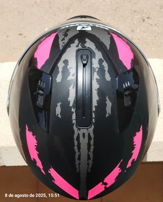 Casco Shark S700 - Negro/Rosa Talla Xs