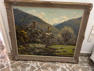 Cuadro paisaje montañoso