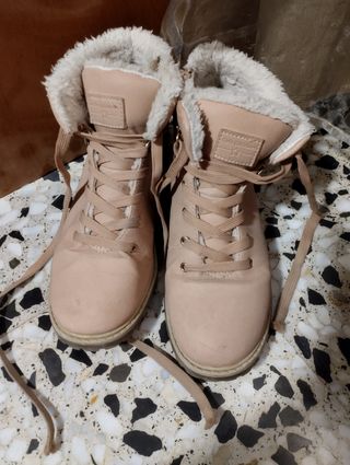 Botas rosas invierno