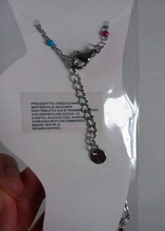 Collana e cavigliera con ciondolo infinito