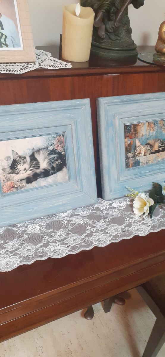 3 Quadri gatti - Decorazione