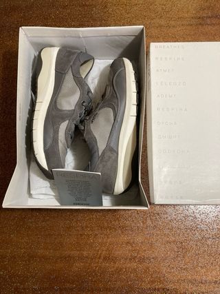 Scarpe Geox Uomo Grigie - Respira