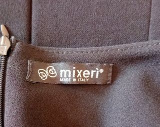 Vestito paillettes oro e nero