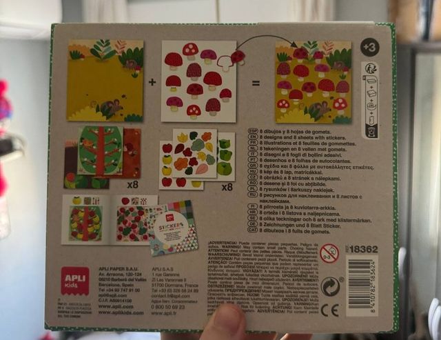 Pegatinas APli Kids Mariquita (nuevo)