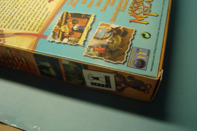 Monkey Island 4 PC CD caja grande cartón Lucasarts