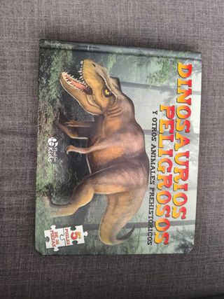 Dinosaurios Peligrosos libro puzzle
