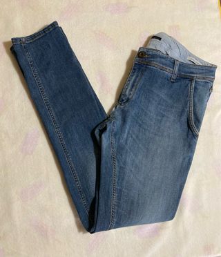 Jeans Super Slim Uomo Blu