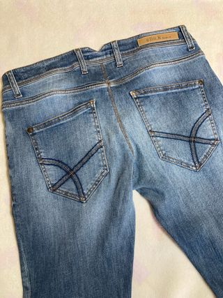 Jeans Super Slim Uomo Blu