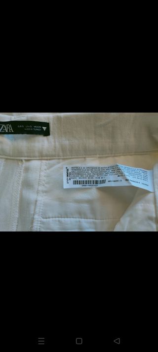 Pantalones pinza Zara S (talla 36)