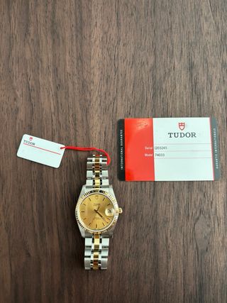 Tudor Prince Date 34 - Acero y Oro