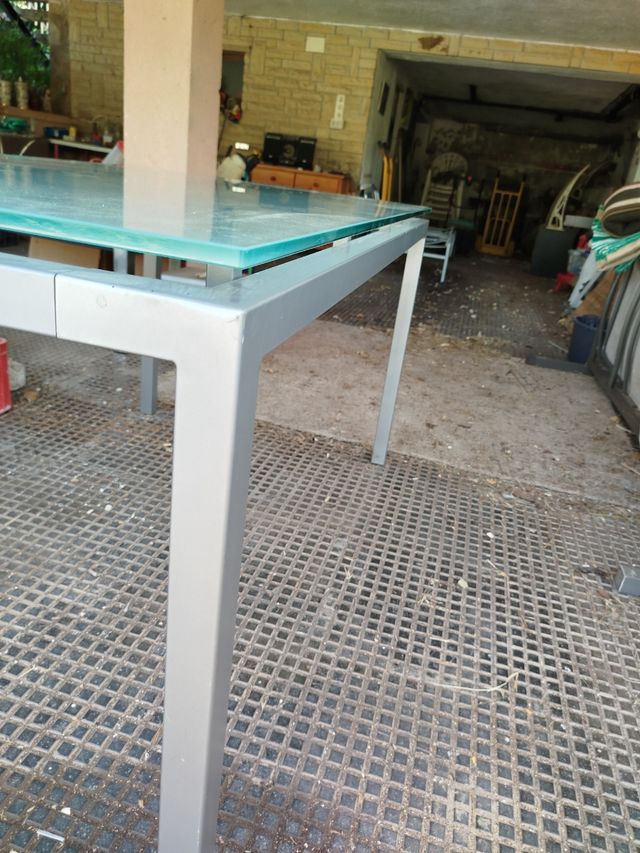 Mesa comedor cristal 140x80cm
CristalTemplado 10mm