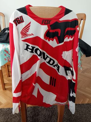 Camiseta Fox Honda Motocross , enduro o quad