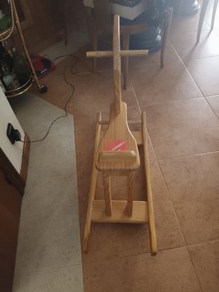 Caballito balancín madera