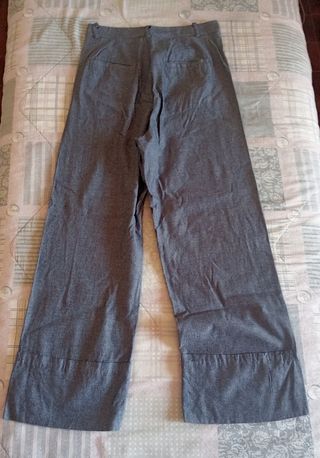 Pantaloni donna grigi larghi