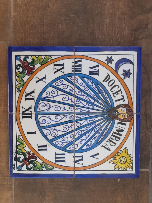 Reloj de sol artesanal