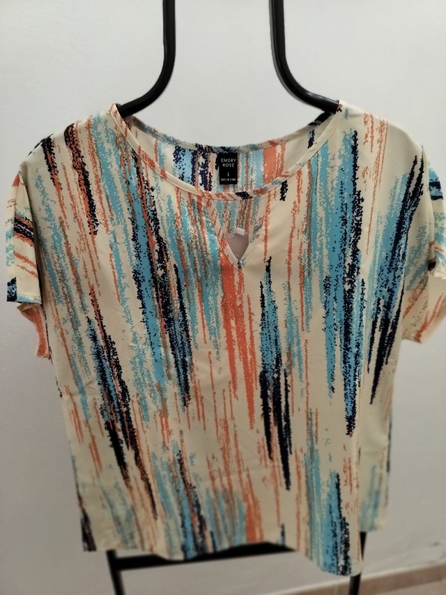 Maglia Emery Rose L - Beige & Blu