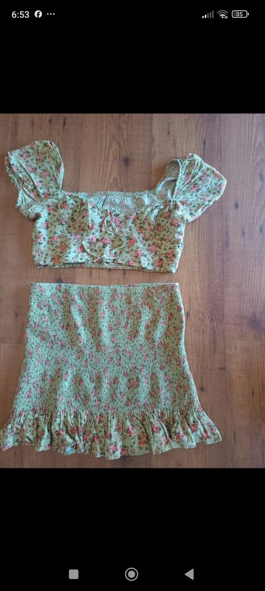 Conjunto Stradivarius Bohho Vintage