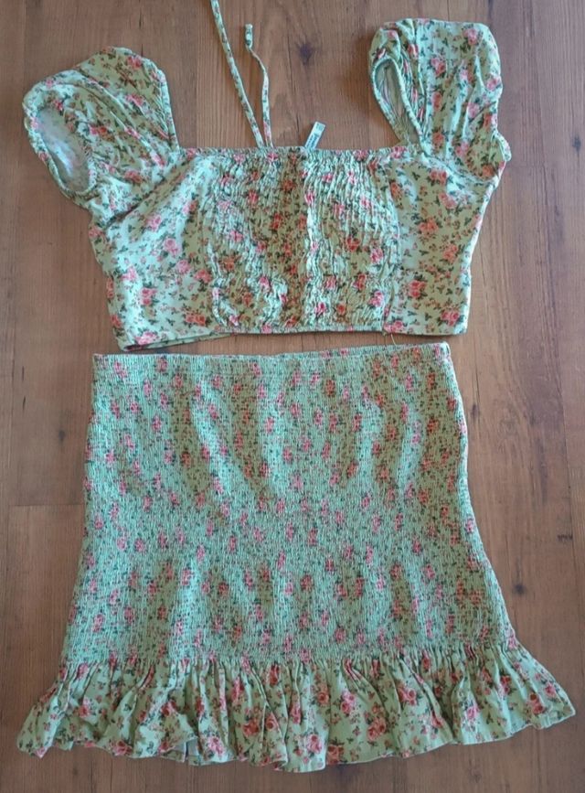 Conjunto Stradivarius Bohho Vintage