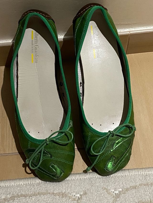 Ballerine Alberto Guardiani verdi 38