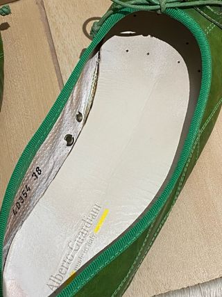 Ballerine Alberto Guardiani verdi 38