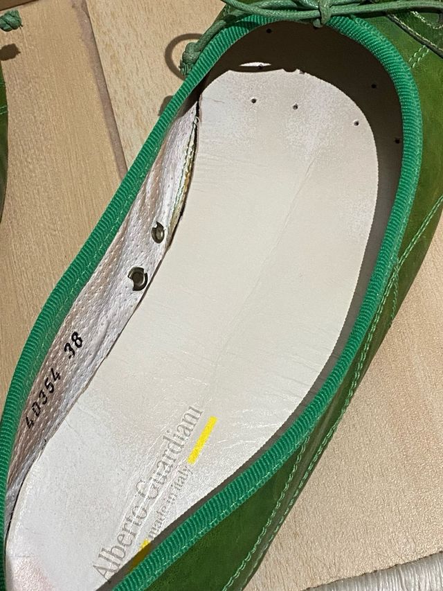 Ballerine Alberto Guardiani verdi 38