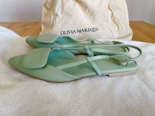 Zapatos de tacon verdes