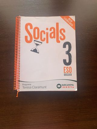 Libro de Sociales de 3ro de la ESO 