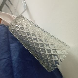 Vaso vetro cristallo trasparente