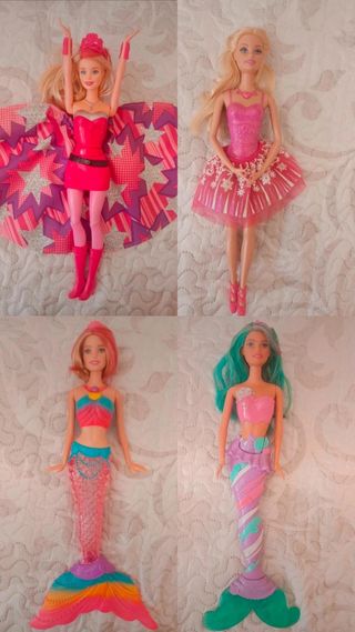 4 Muñecas Barbie