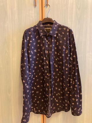 Camicia Sisley uomo - blu, regular fit