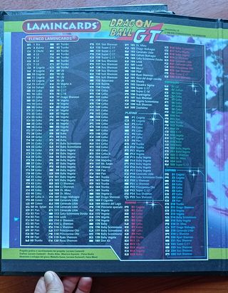 Album Dragon Ball Z Lamincards