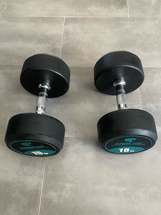 Dos Mancuernas Fitness Tech 15kg gimnasio