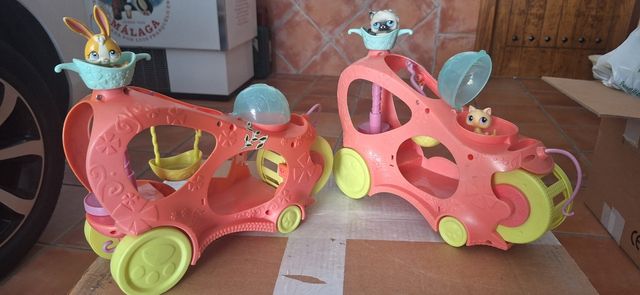 2 Carritos Littlest Pet Shop
