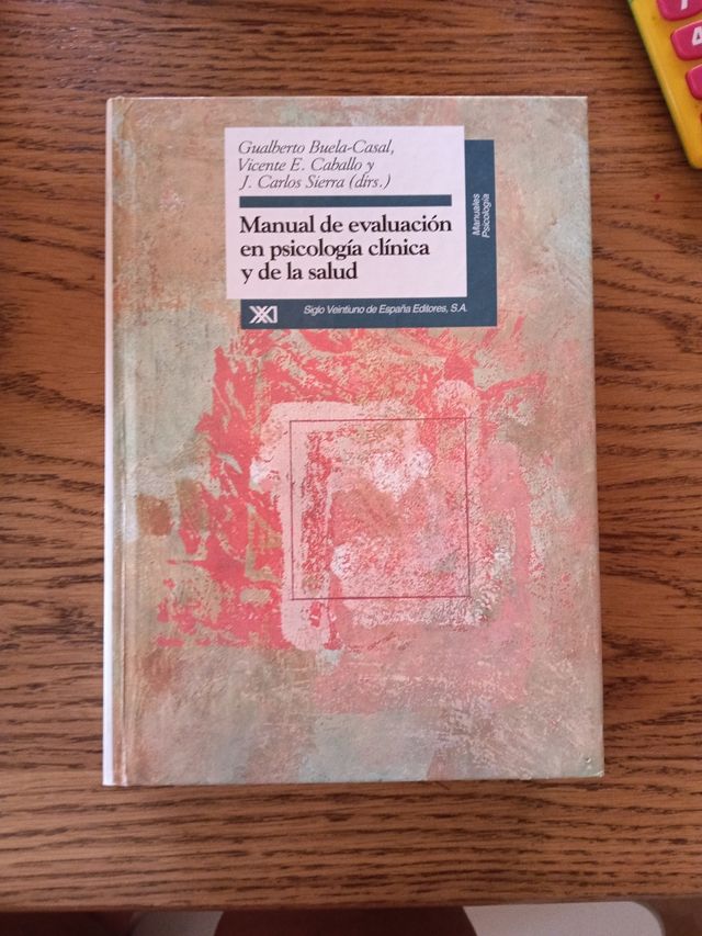 Manual de evaluación en psicología clínica y de...