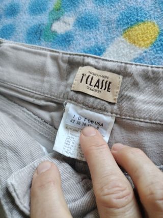 Jeans Prima Classe beige donna