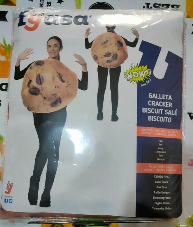 Disfraz galleta adulto