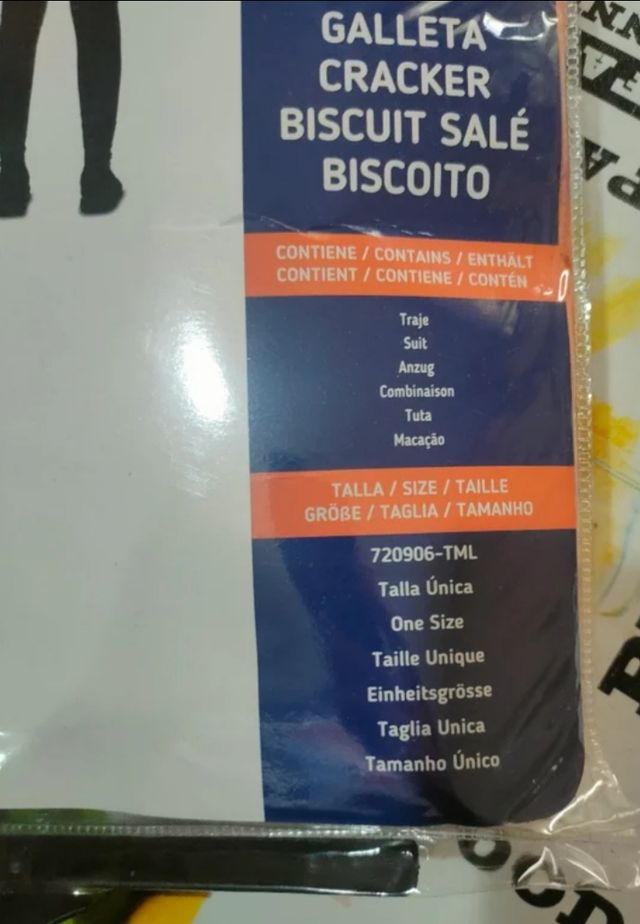 Disfraz galleta adulto