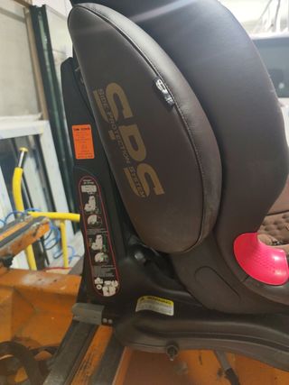 Silla coche niño Isofix marrón