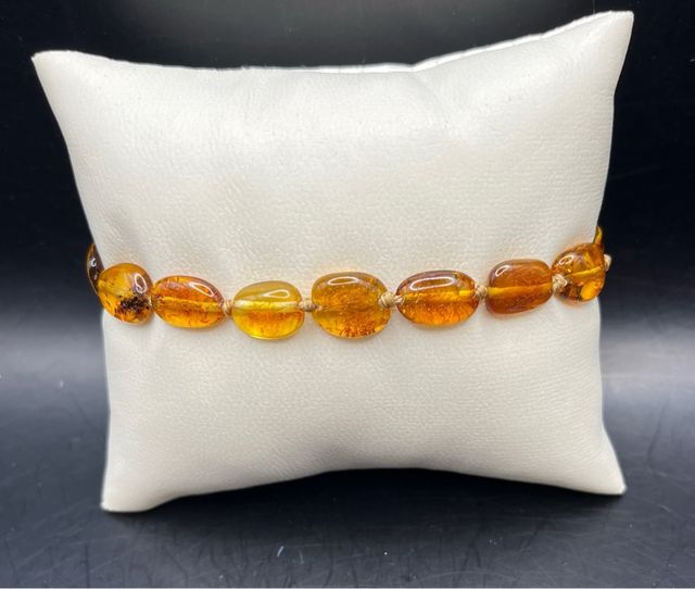 Pulsera ámbar con cierre
