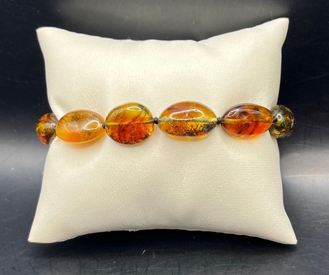 Pulsera ámbar con cierre