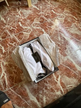 Zapatillas Gucci blancas serpiente